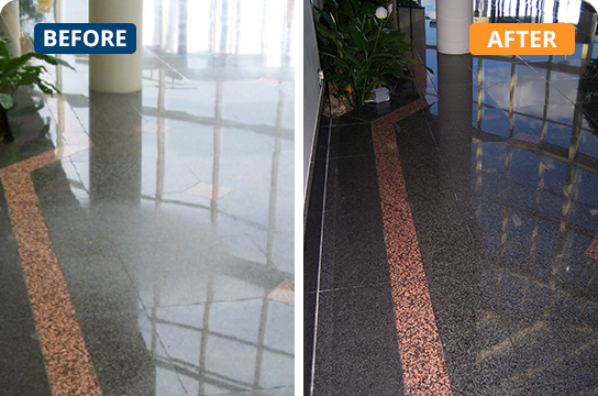 Commercial Granite Floor Restoration