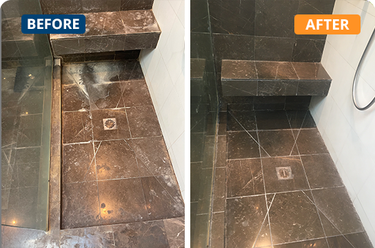 Marble Cleaning Before and After Services