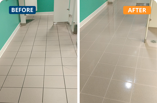 Tile And Grout Sealing Before and After Services